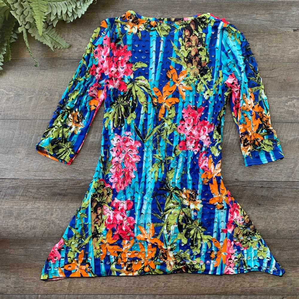 Nicole Marie Colorful Cutout Dress - Picture 5 of 8